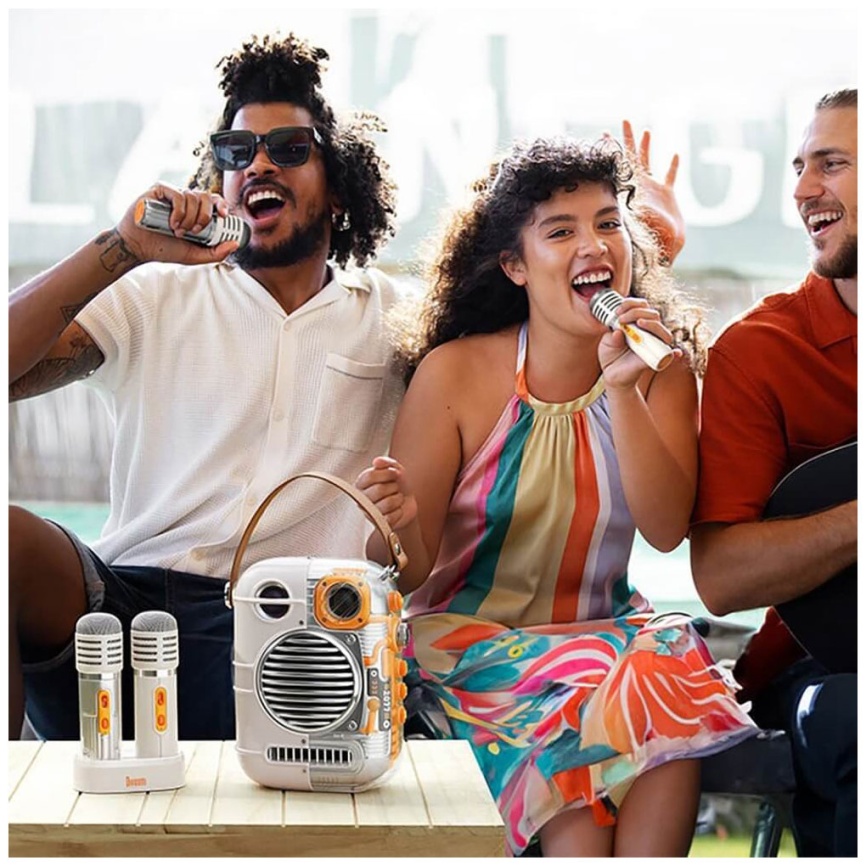  Портативная колонка с двумя микрофонами Divoom Spark Pro фото 4