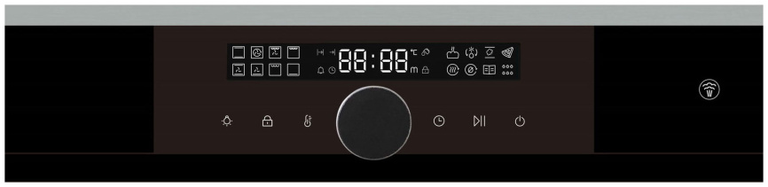 Электрический духовой шкаф Haier HOX-FP5RABX 59 см, 76 л, гриль и конвекция, черный фото 3