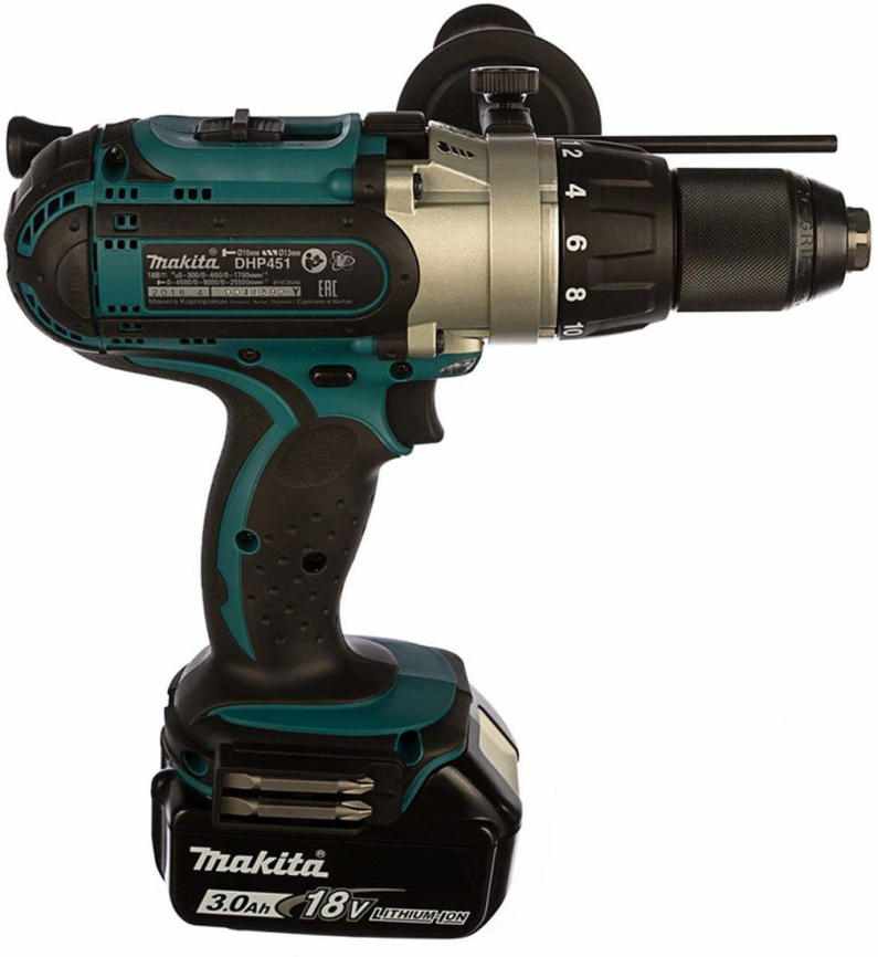 Дрель Makita DHP451RFE фото 3