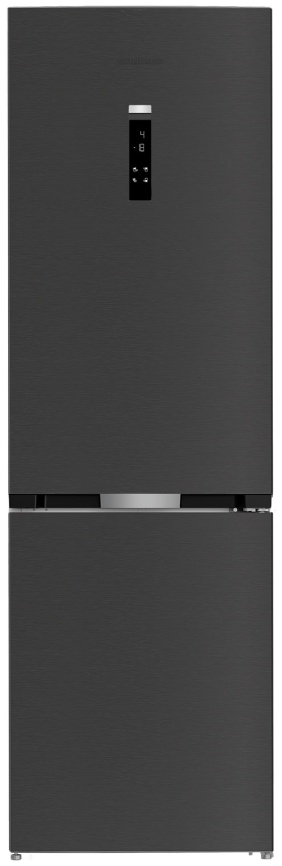 Двухкамерный холодильник Grundig GKPN66930FXD No frost, серебристый фото 2