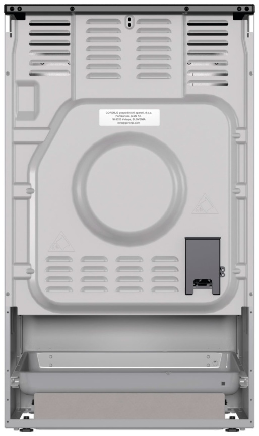 Электроплита Gorenje GEC5B41SG 50 см, 4 конфорки, серебристый фото 10