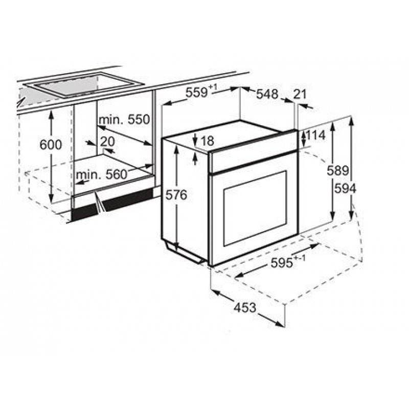 Встраиваемый духовой шкаф ELECTROLUX EOD5F71Z фото 7