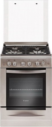 Газовая плита Gefest 6100-02 0004 60 см, 52 л, 4 конфорки, серый фото 1