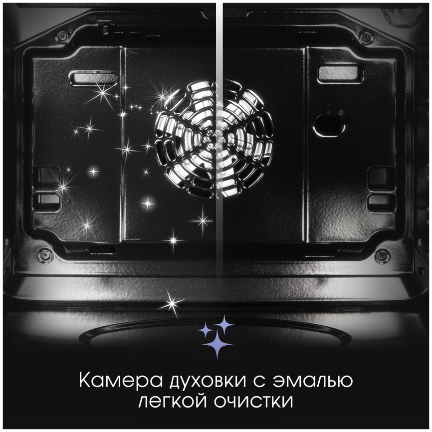 Электрический духовой шкаф Zigmund & Shtain E 168 B 59 см, 73 л, гриль и конвекция, черный фото 8