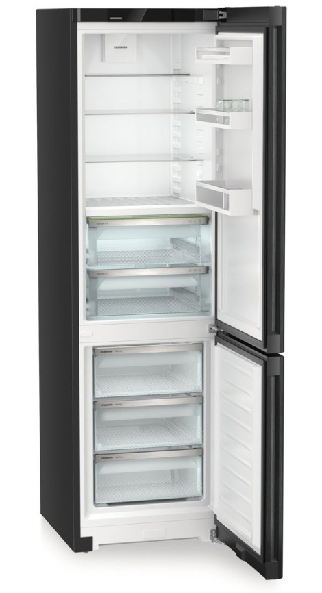 Двухкамерный холодильник Liebherr CBNbdc 573i-22 001 BioFresh No frost, черный фото 7