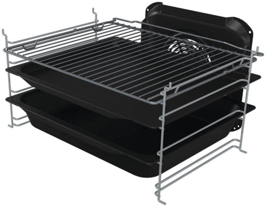 Комбинированная плита Gorenje GKS5B70CLI 50 см, 70 л, 4 конфорки, бежевый фото 11