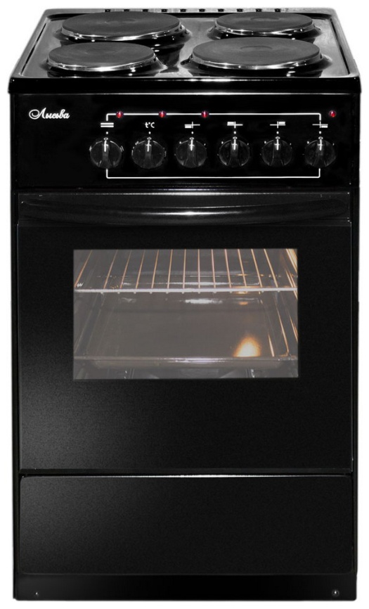 Электроплита Лысьва ЭП 411 черная фото 1