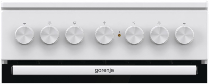 Электроплита Gorenje GEC5B41WG 50 см, 4 конфорки, белый фото 4