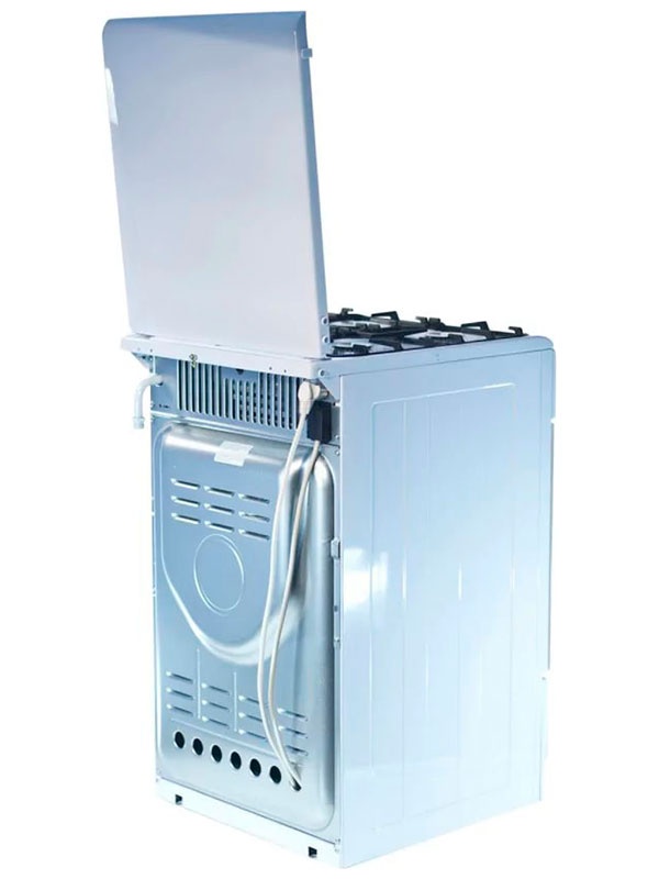 Комбинированная плита Gefest ПГЭ 5102-03 50 см, 4 конфорки, белый фото 3