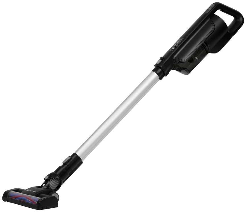 Пылесос вертикальный Vitek Midnight VT-1832, 120Вт, черный/серебристый фото 1