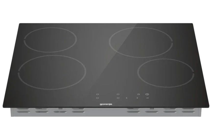 Электрическая варочная панель Gorenje ECT64BSCE 59 см, 4 конфорки стеклокерамика, черный фото 4