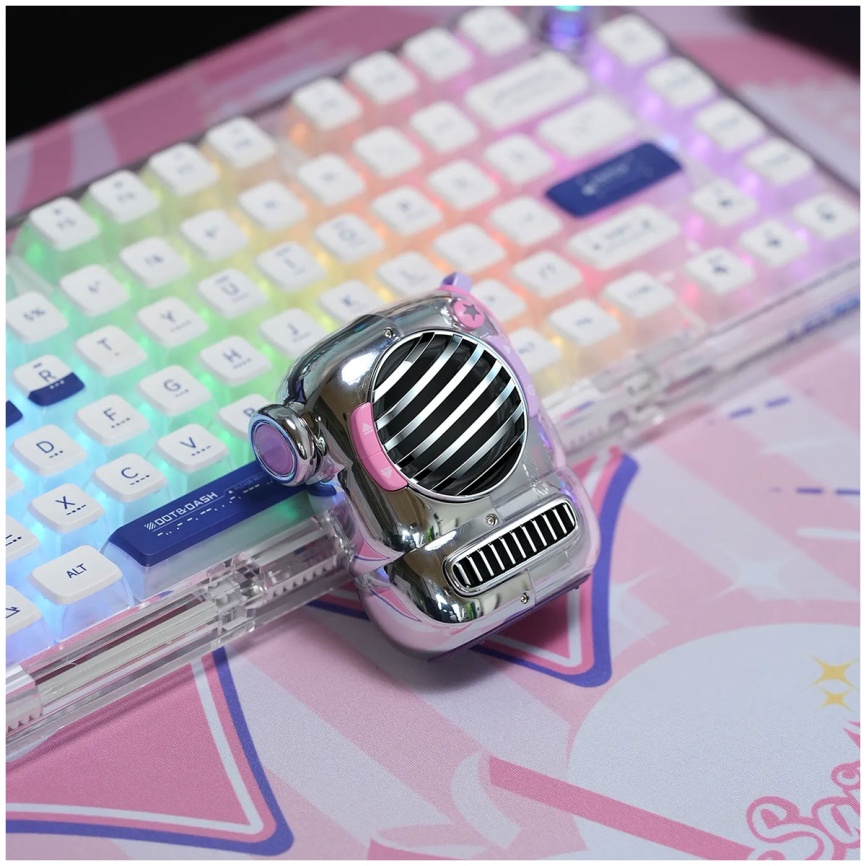Беспроводная колонка Divoom Spark Pop, розовый фото 13