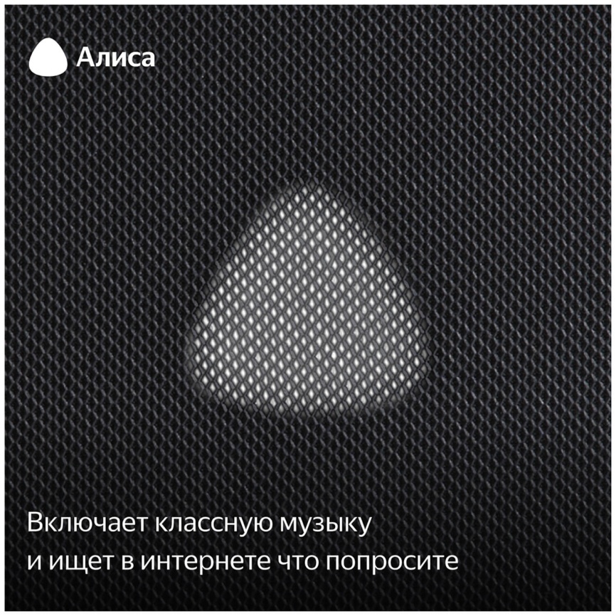 Умная колонка Яндекс Станция Макс с Алисой, с Zigbee, 65Вт, графит фото 8