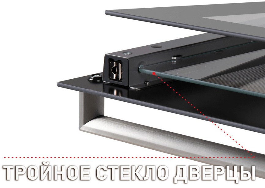 Газовый духовой шкаф Maunfeld MGOG.673 B 59 см, 67 л гриль конвекция, черный фото 16