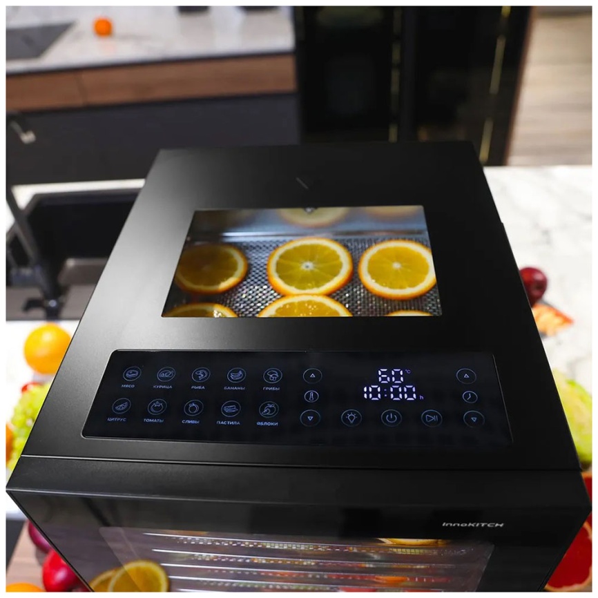 Дегидратор Libhof FDA-14 для овощей и фруктов 850 Вт, 35 л, 14 поддонов, черный фото 13