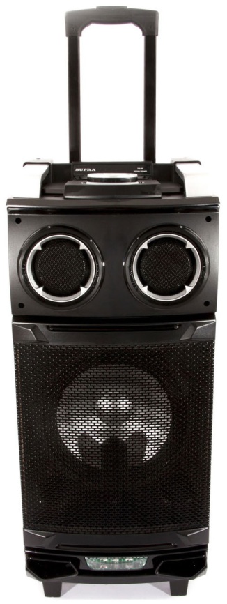 Мидисистема Supra SMB-880 с аккумулятором, подсветка 3 цветная, черный фото 4