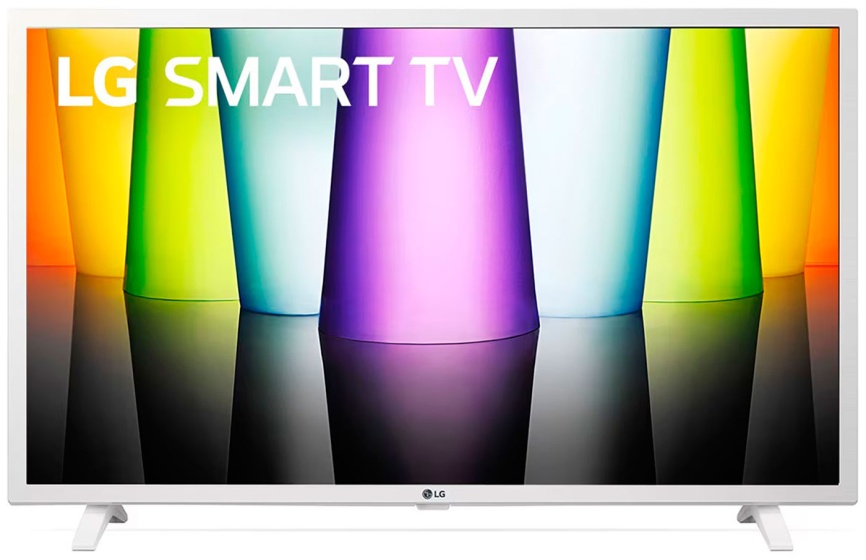 Телевизор LG 32LQ63806LC.ARUG, 32 дюйма, Full HD, смарт ТВ, WebOS, белый фото 1