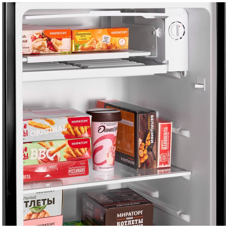 Однокамерный холодильник Maunfeld MFF83RB, черный фото 8