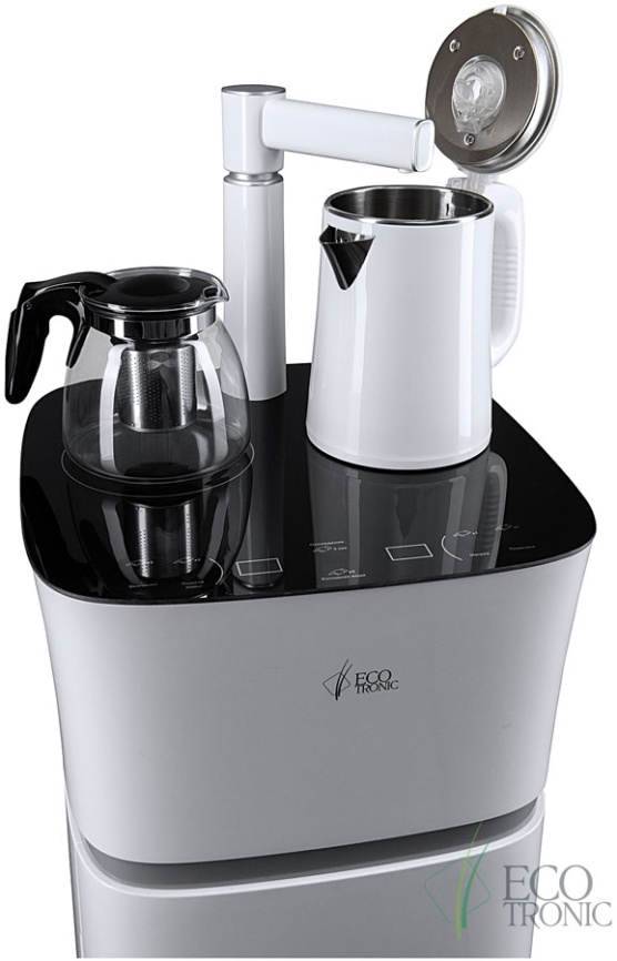 Кулер с чайным столиком Ecotronic TB11-LE white фото 5
