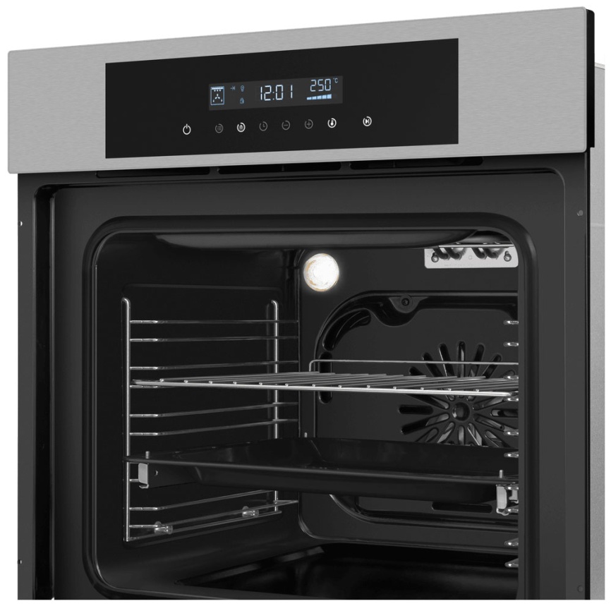 Электрический духовой шкаф Maunfeld AEOD6063S 59 см, 60 л гриль конвекция, серебристый фото 5