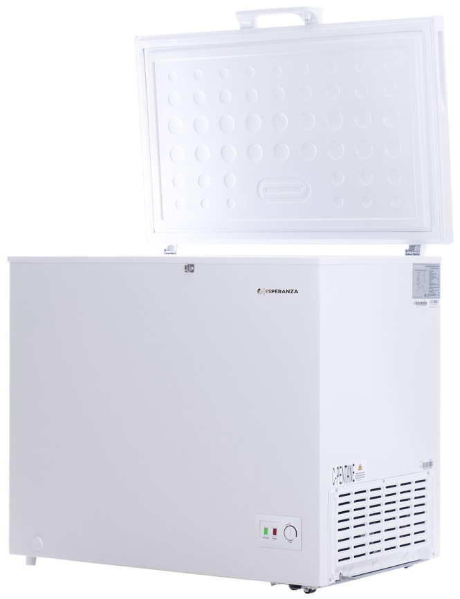 Морозильный ларь Esperanza Elite CFH280 FLW A 280 л, белый фото 5