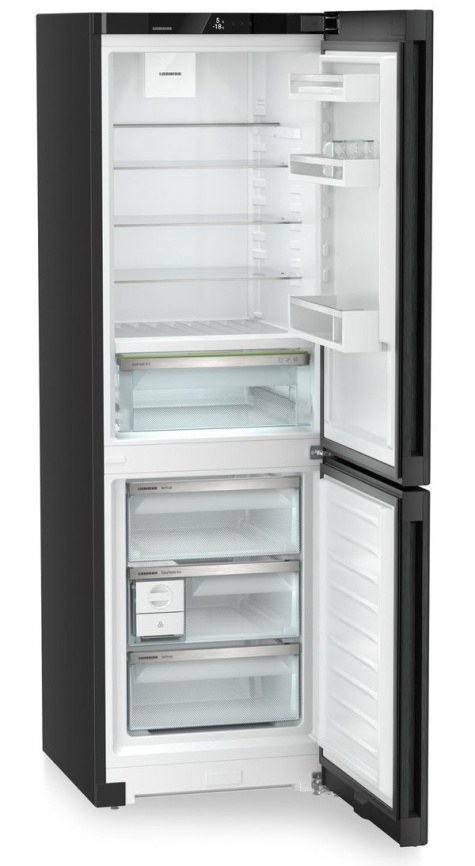 Двухкамерный холодильник Liebherr CBNbda 5223-22 001 BioFresh No frost, черно-серый фото 3