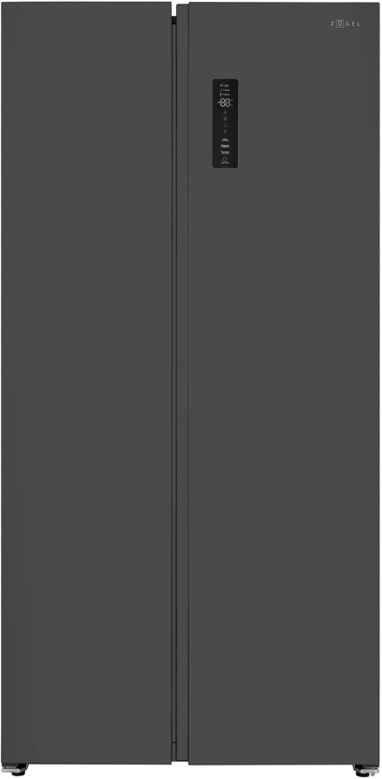 Холодильник Side-by-Side Zugel ZRSSI540XB No frost, черный фото 1