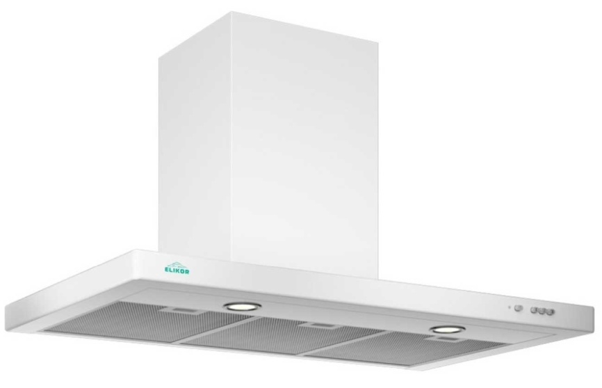Вытяжка Elikor Квадра 90П-650-К3Д КВ II М-650-90-381, 3 скорости, белый фото 1