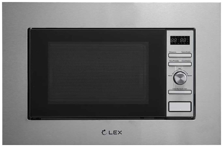 Встраиваемая микроволновая печь СВЧ LEX BIMO 20.05 INOX фото 1