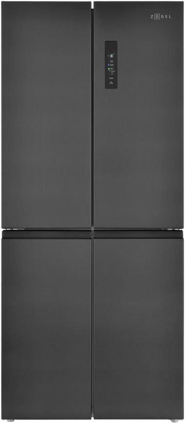 Многокамерный холодильник Zugel ZRCD430B No frost, черный фото 1