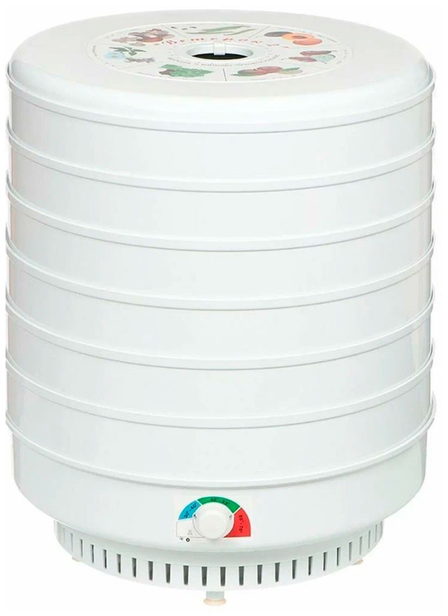 Сушилка для овощей и фруктов Ветерок 2У (6 поддонов, белый) фото 3