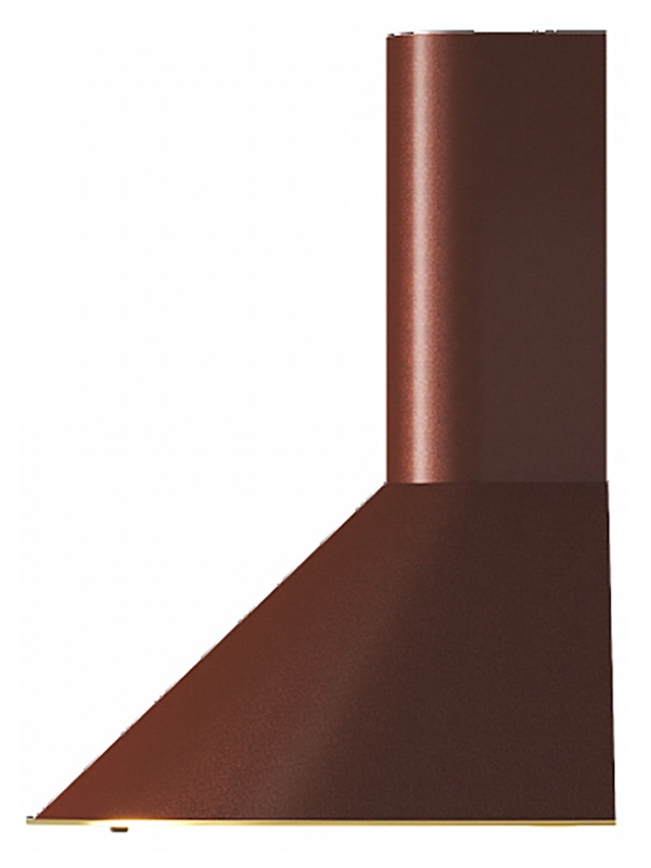 Вытяжка Elikor Вытяжка кухонная Elikor Эпсилон 60 225 Вт 120 мм, медь золотой кант фото 3