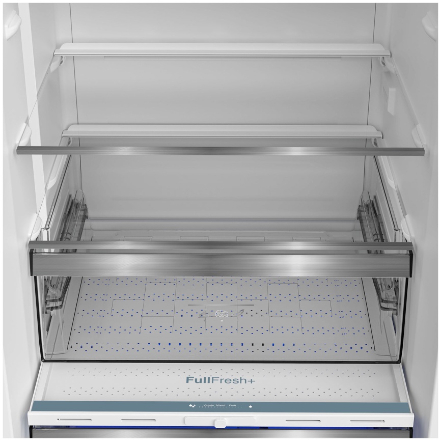 Двухкамерный холодильник Grundig GKPN66930FXD No frost, серебристый фото 6