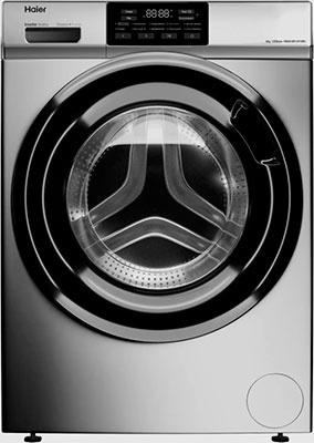 Стиральная машина Haier HW60-BP12919BS автомат 6 кг, серебристый фото 1