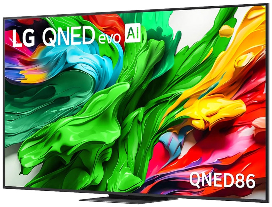 Телевизор LG 100QNED86A6, 100 дюймов, 4K HDR, смарт ТВ, WebOS 25, черный фото 3