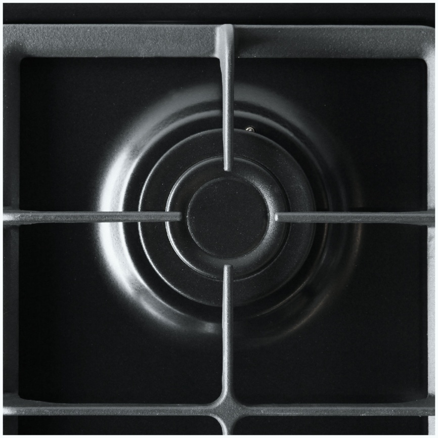 Газовая варочная панель De luxe 5840.00гмв-060 ЧР 58 см, 4 конфорки, черный фото 4