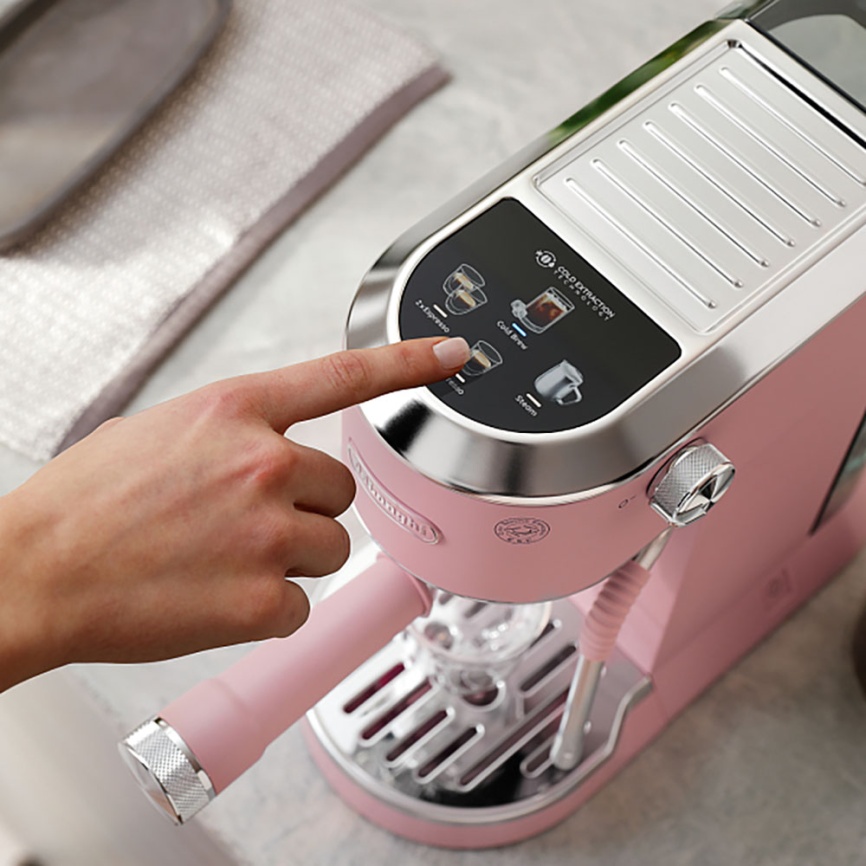 Кофеварка рожковая De’Longhi EC890.PK фото 7