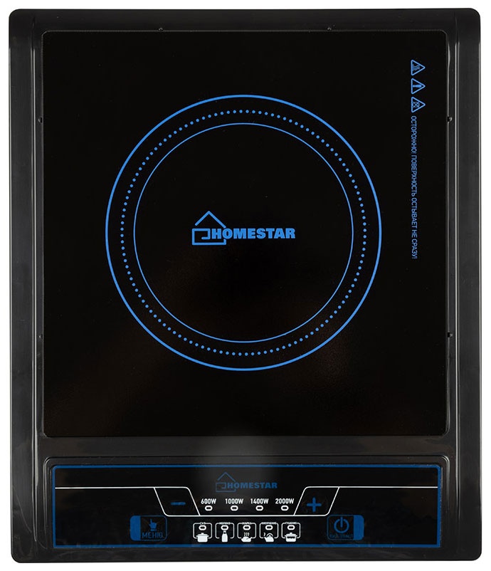 Настольная плита Homestar HS-1101 002912 1 конфорка, черный фото 1