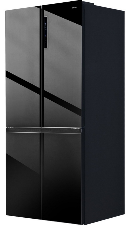 Многокамерный холодильник Centek CT-1746 NF Black Glass фото 4