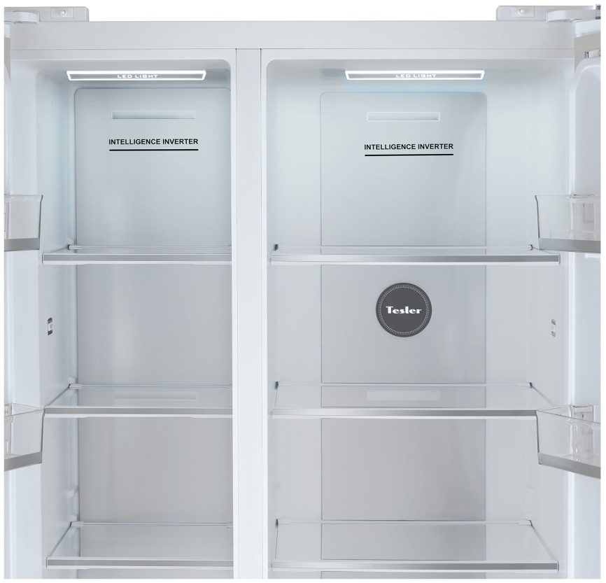 Холодильник Side-by-Side Tesler RSD-537BI MARBLE BEIGE фото 8