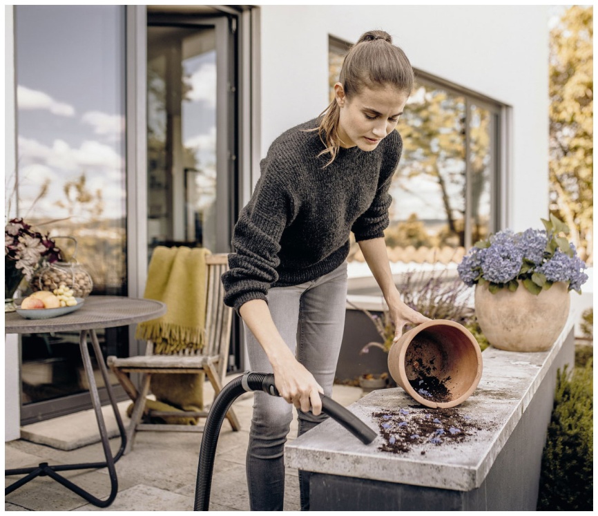 Строительный пылесос Karcher WD 3 S V-17/4/20 1.628-135.0, желтый фото 8