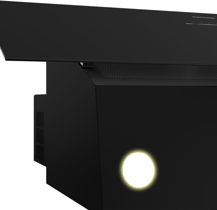 Вытяжка Grundig GDS2440B, сенсорное управление, наклонная установка, 3 скорости фото 3