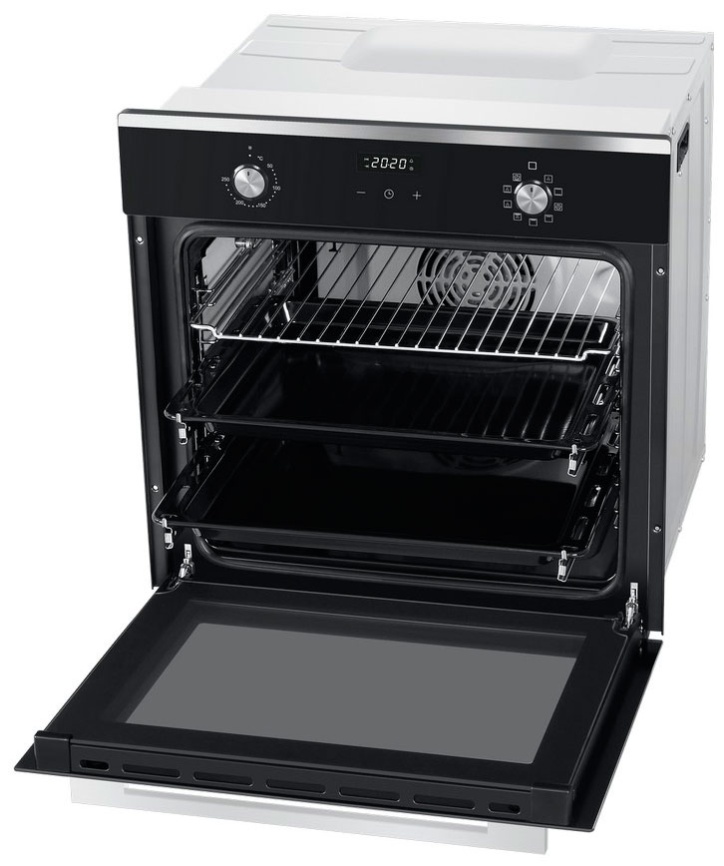 Электрический духовой шкаф Haier HOX-P09CGBX 59 см, 76 л, гриль и конвекция, черный фото 3