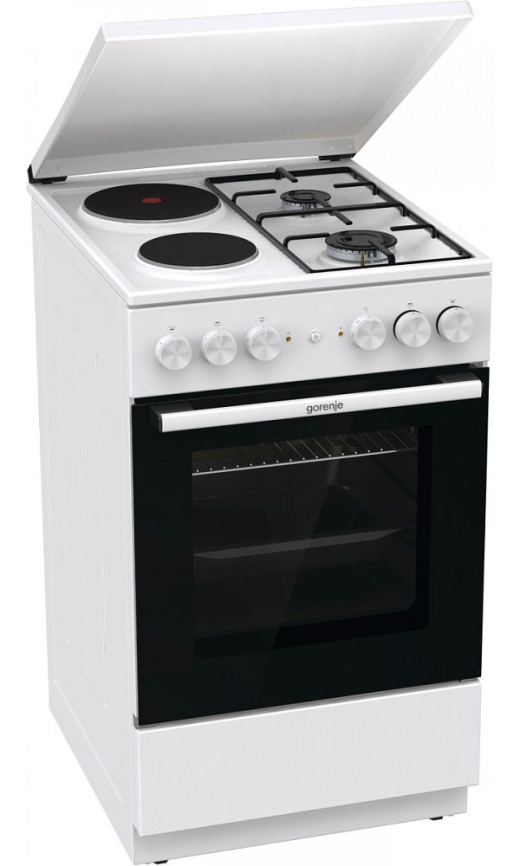 Комбинированная плита Gorenje GK5A12WG 4 конфорки, белый фото 2