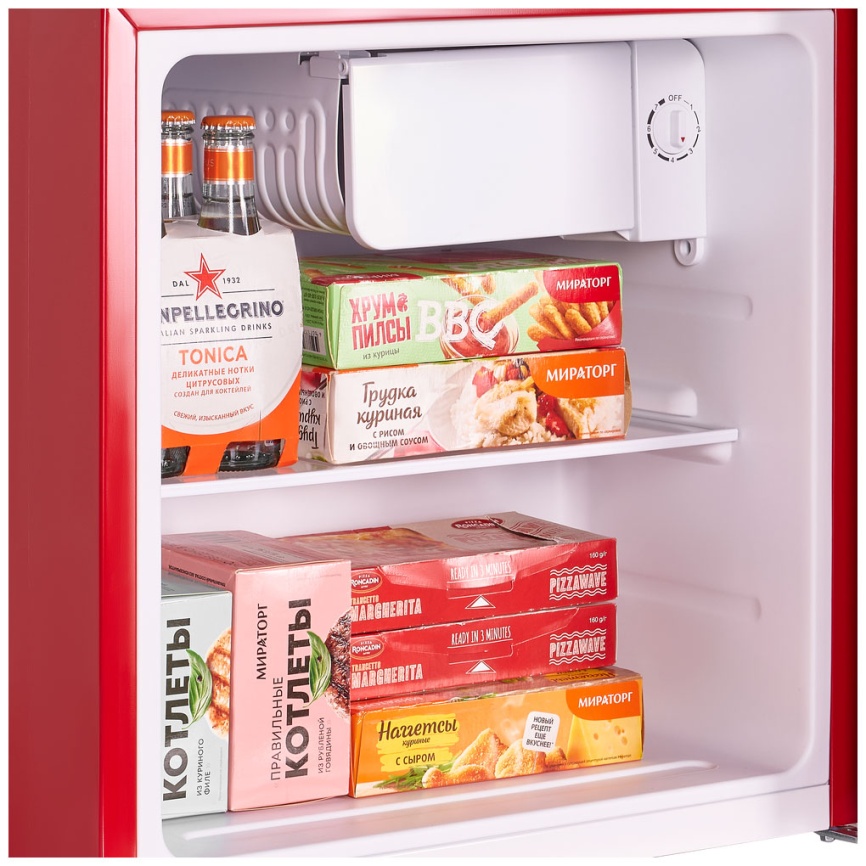 Мини-холодильник Maunfeld MFF50RR, красный фото 7