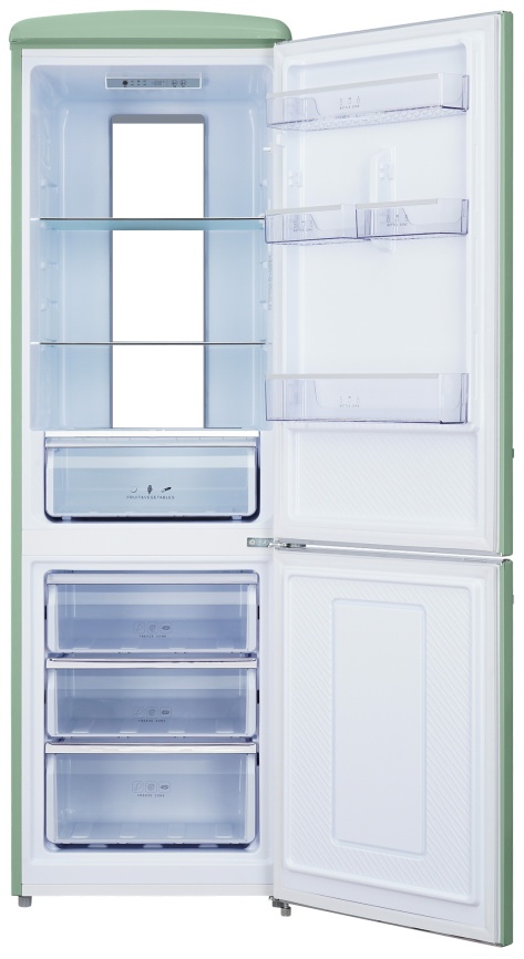 Двухкамерный холодильник Tesler RB-330 MINT GREEN фото 2