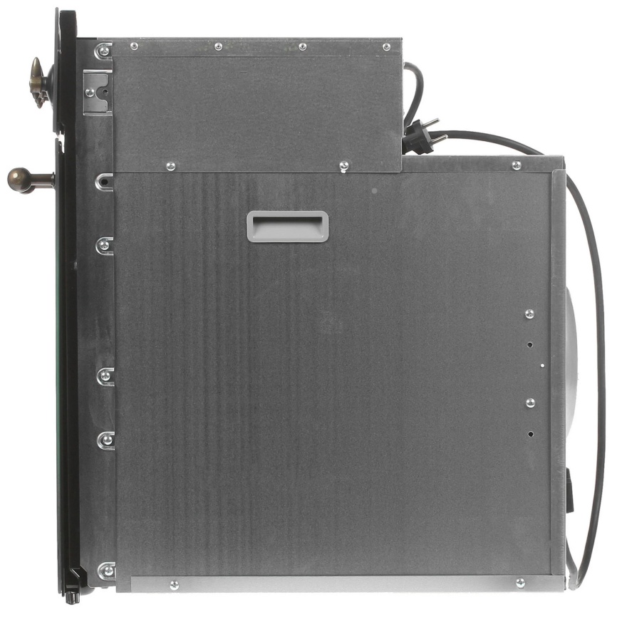 Электрический духовой шкаф De luxe 6006.03 эшв - 062 59 см, 58 л, гриль и конвекция, черный матовый фото 3