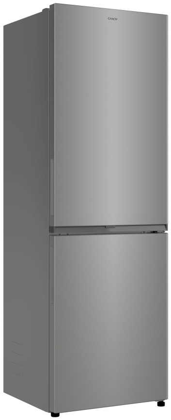 Двухкамерный холодильник Candy CFN6185S No frost, серебристый фото 2