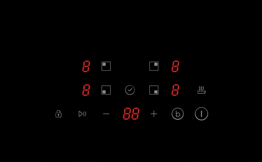 Электрическая варочная панель Candy CHXY64NB 59 см, 4 конфорки стеклокерамика, черный фото 2