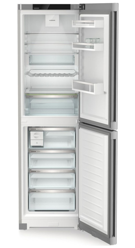 Двухкамерный холодильник Liebherr CNsfc 573i-22 001 No frost, серебристый фото 2